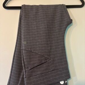 Gray Patterned Pants